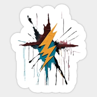 flash of the symbols #001 Sticker